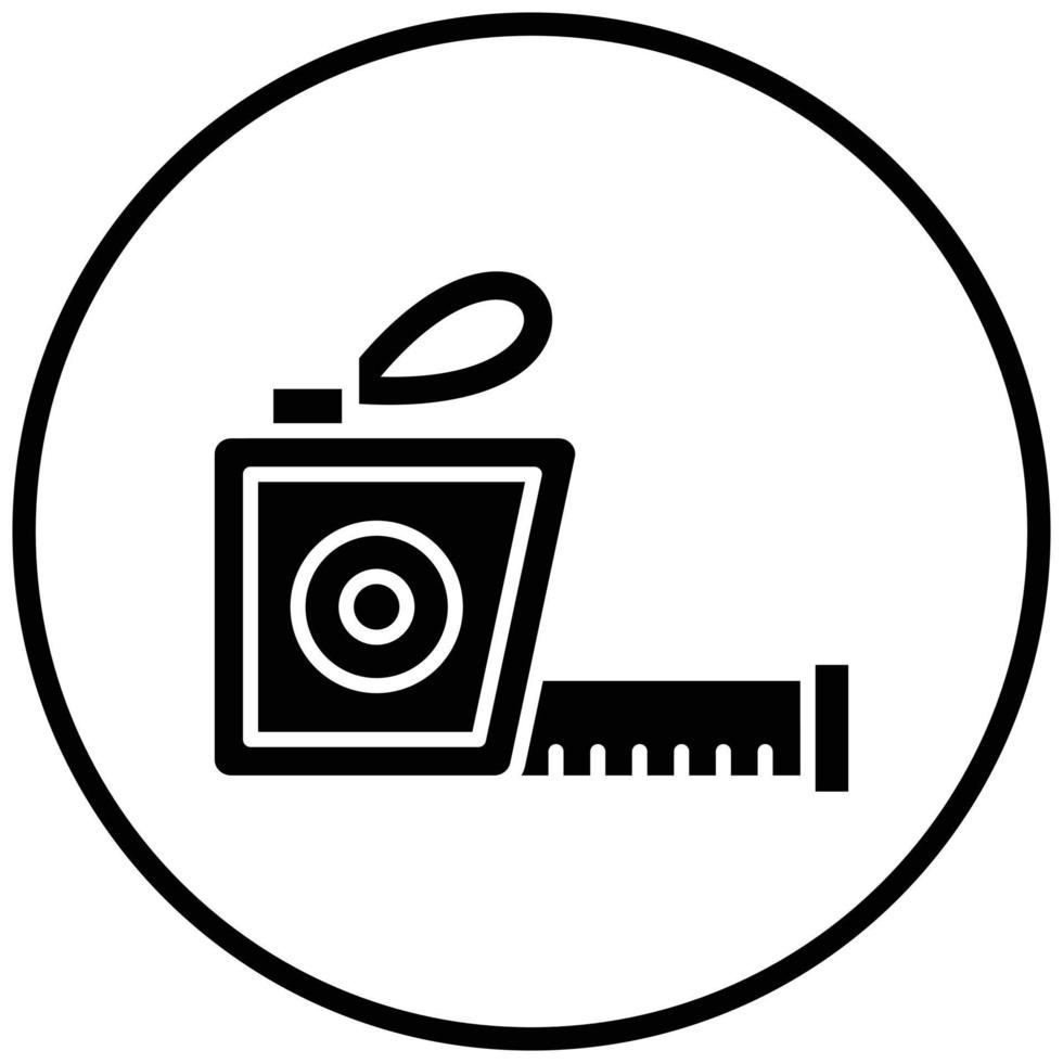 Measuring Tape Icon Style vector