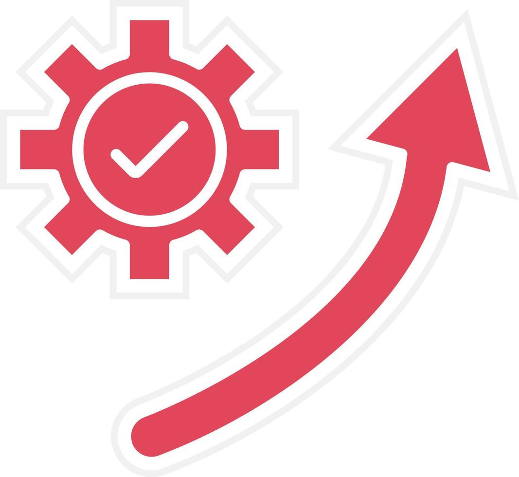 Efficiency Icon Style vector