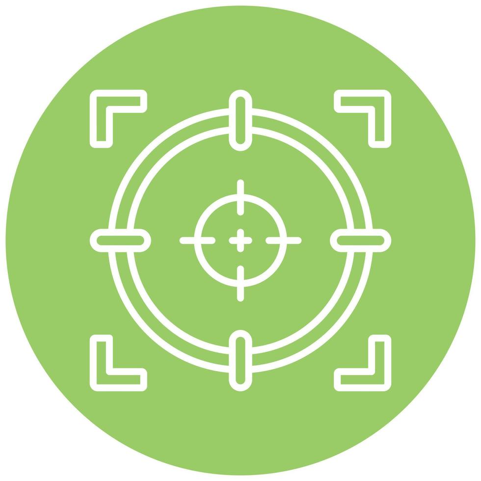 Shoot Target Icon Style vector