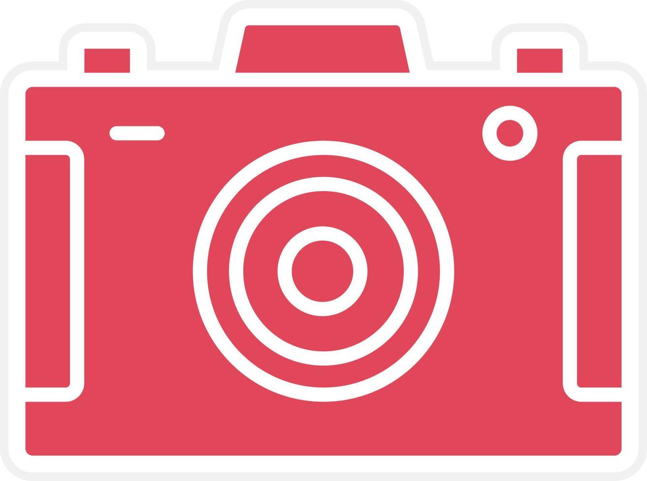 Advanced Camera Icon Style vector