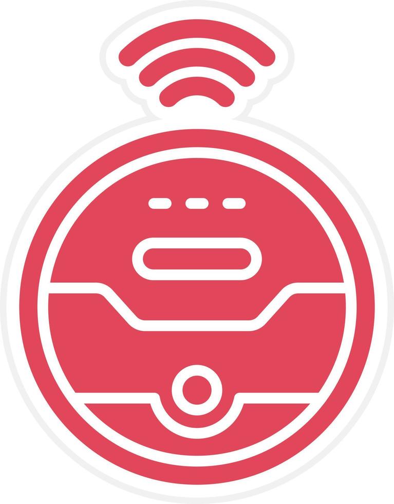 Robot Vaccum Icon Style vector