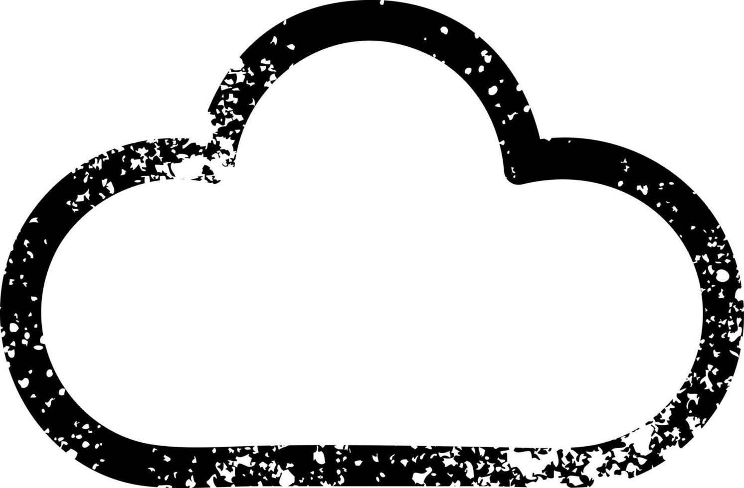 weather cloud icon vector