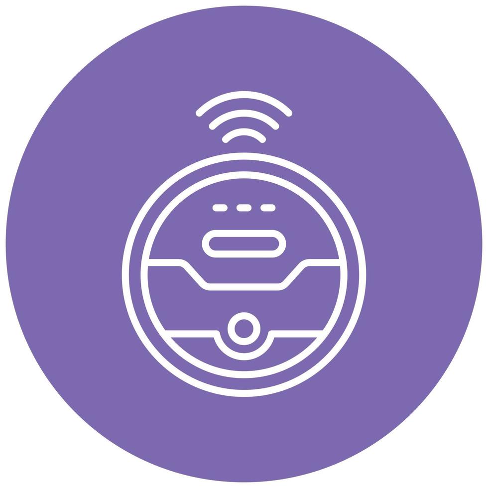 Robot Vaccum Icon Style vector