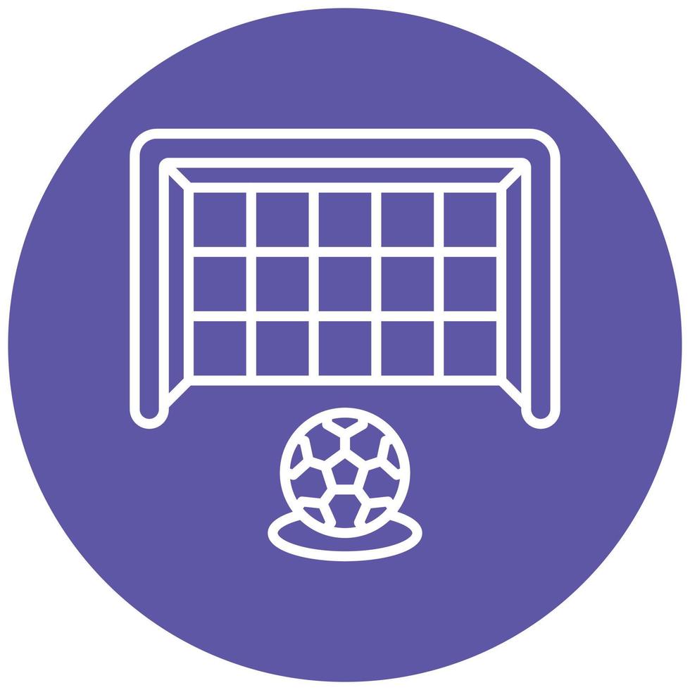 Soccer Free Kick Icon Style vector