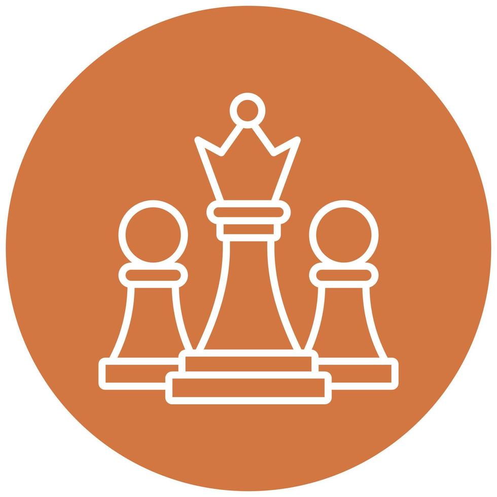 Chess Icon Style vector