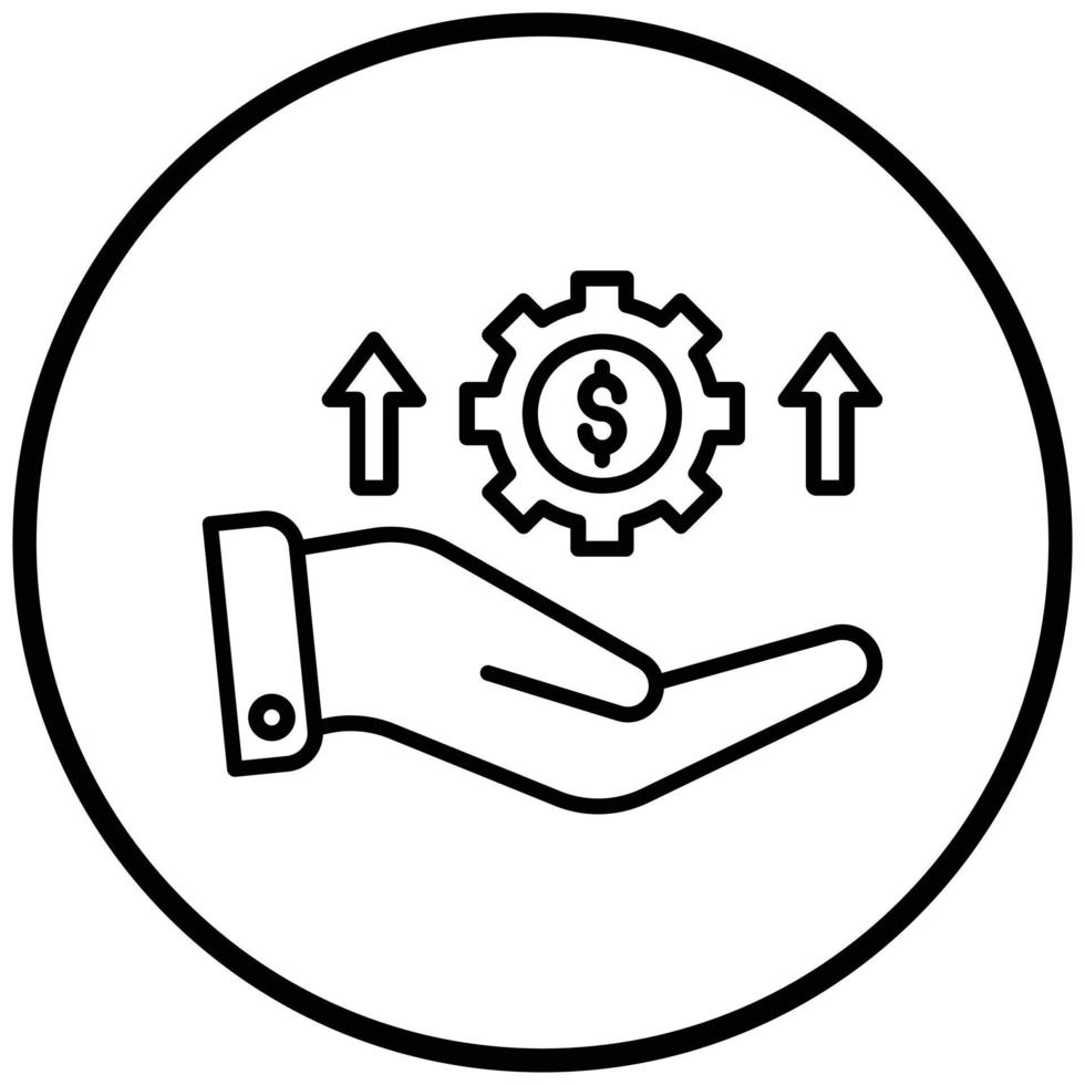 Money Benefit Icon Style vector