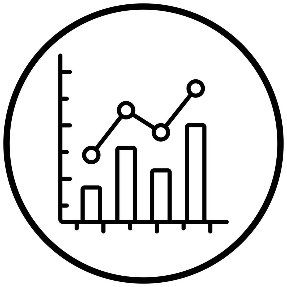 Graph Icon Style vector