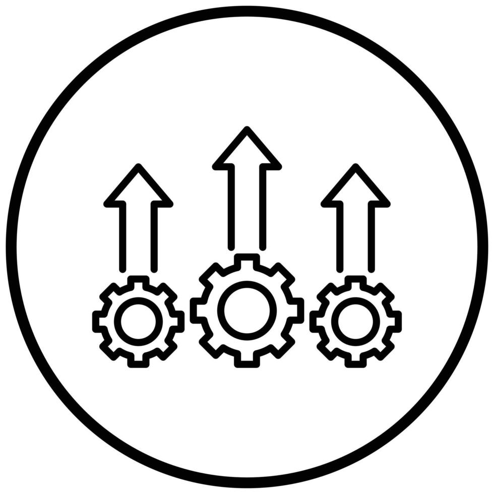 Improvement Icon Style vector