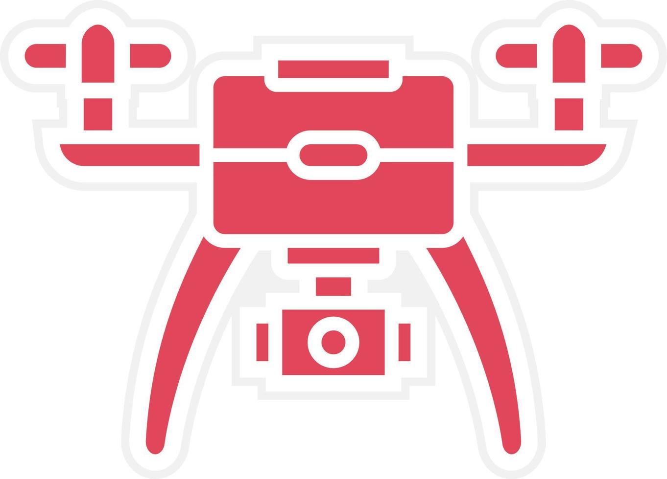 Camera Drone Icon Style vector