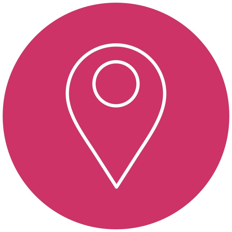 Location Icon Style vector