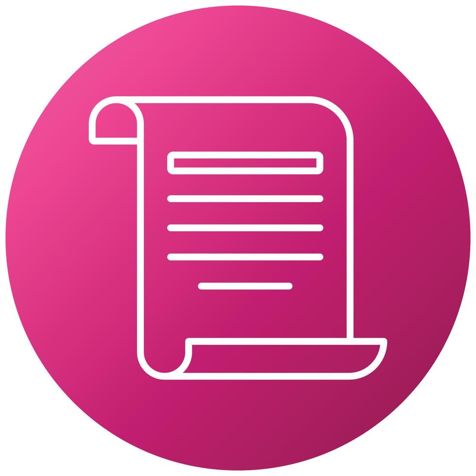Pirate Scroll Icon Style vector