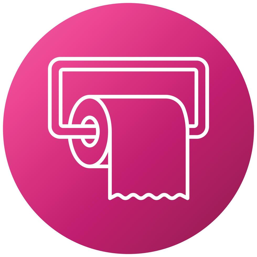 Tissue Roll Icon Style vector