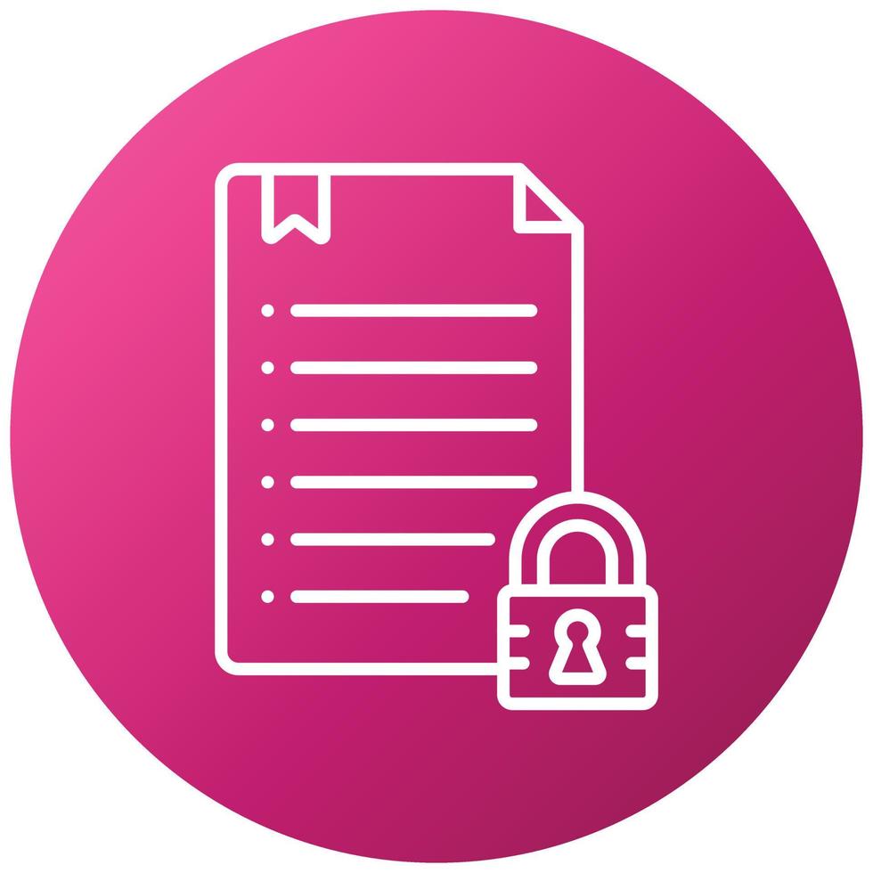 File Encryption Icon Style vector