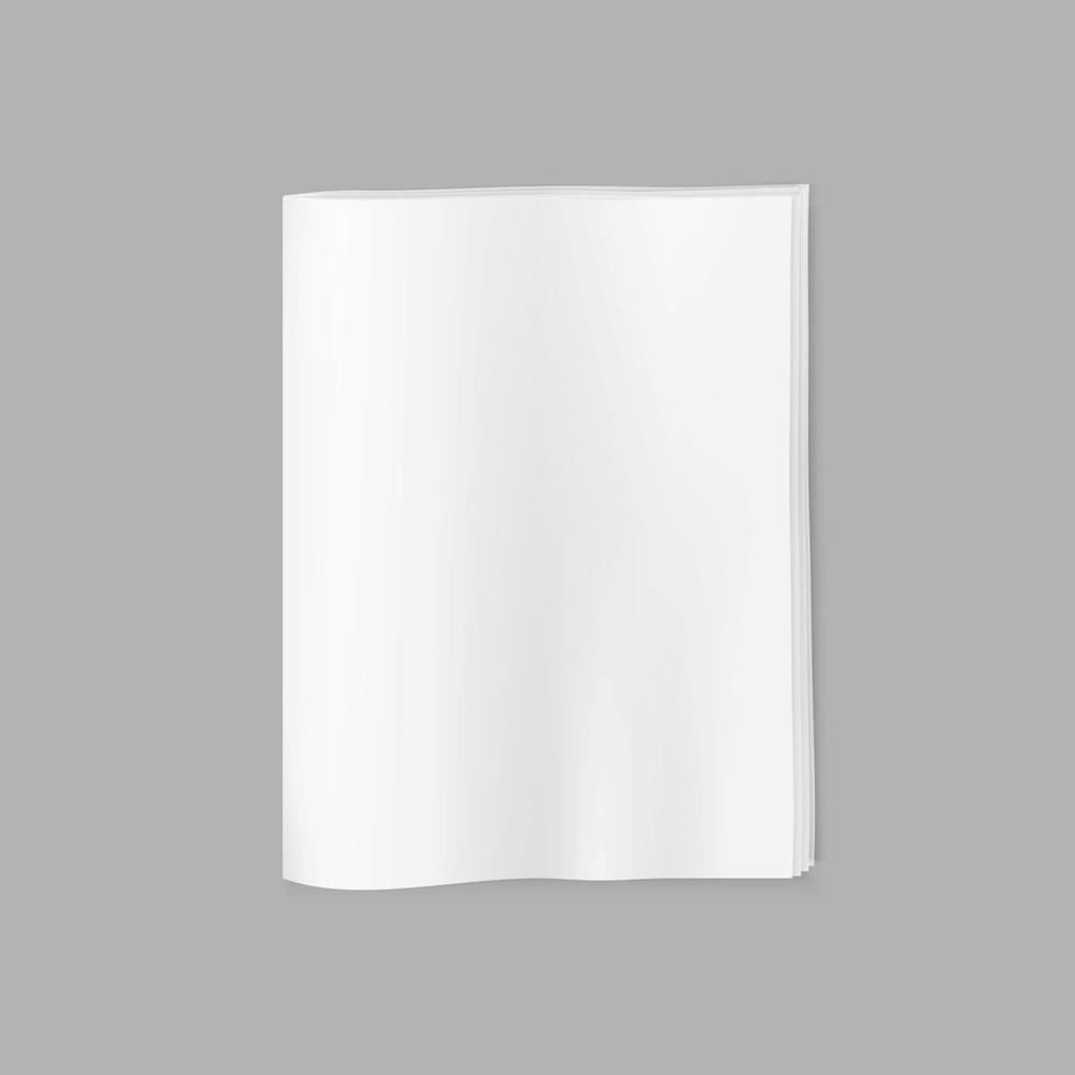 realistic newspaper or magazine vector