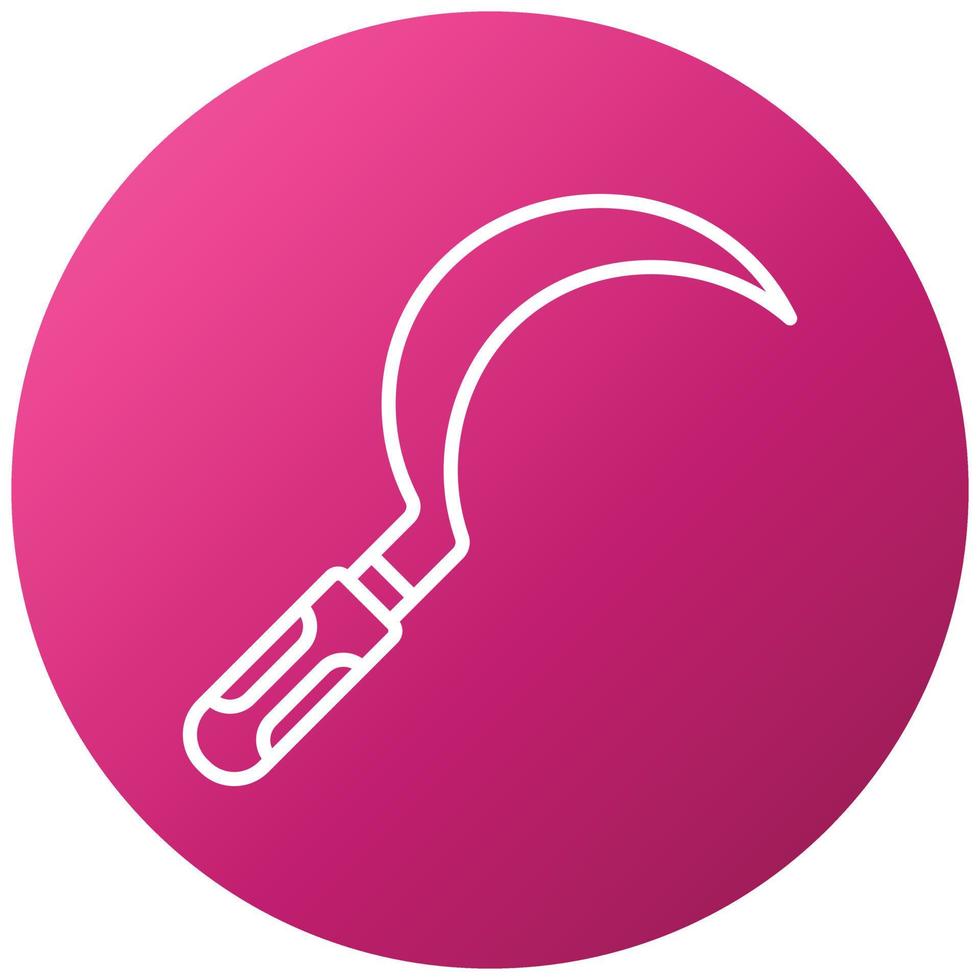 Sickle Icon Style vector