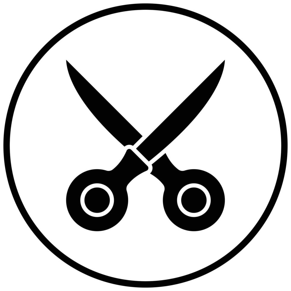 Scissor Icon Style vector