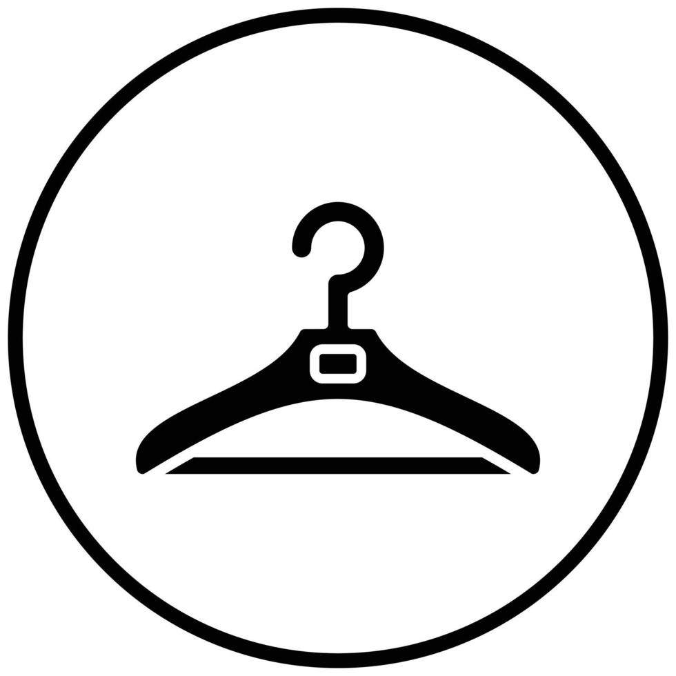 Clothes Hanger Icon Style vector