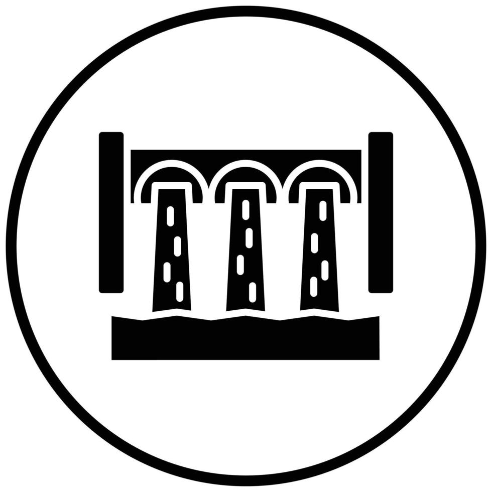 Hydro Power Icon Style vector