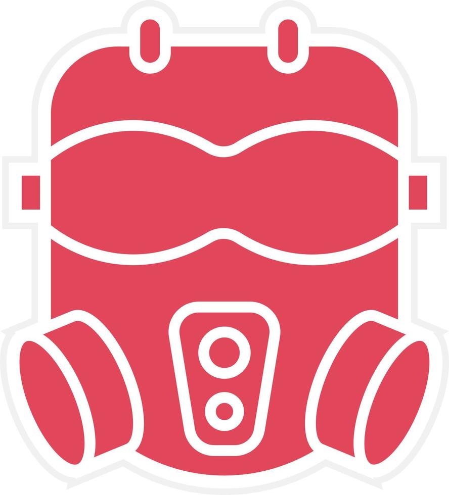 Army Mask Icon Style vector