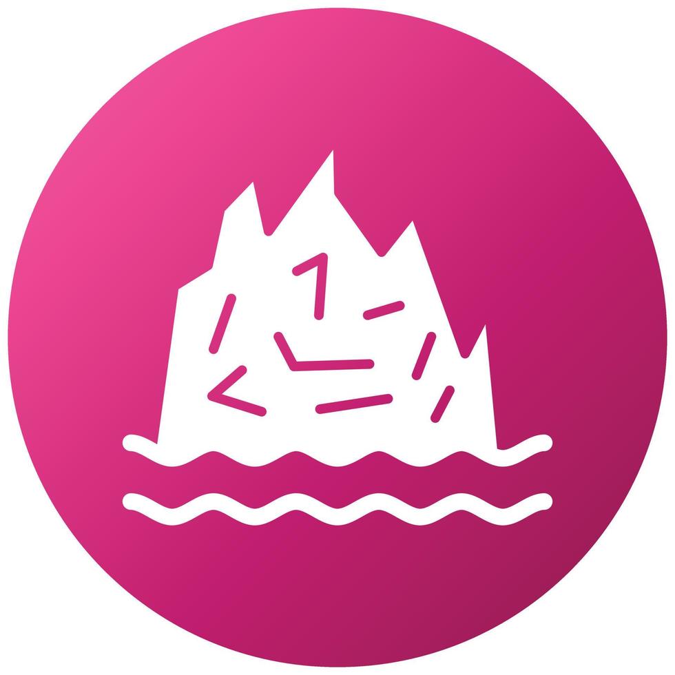 Glacier Icon Style vector
