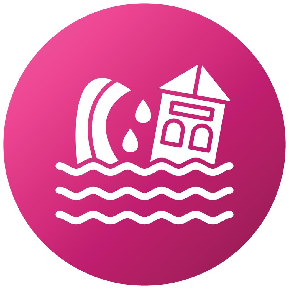 Tsunami Icon Style vector