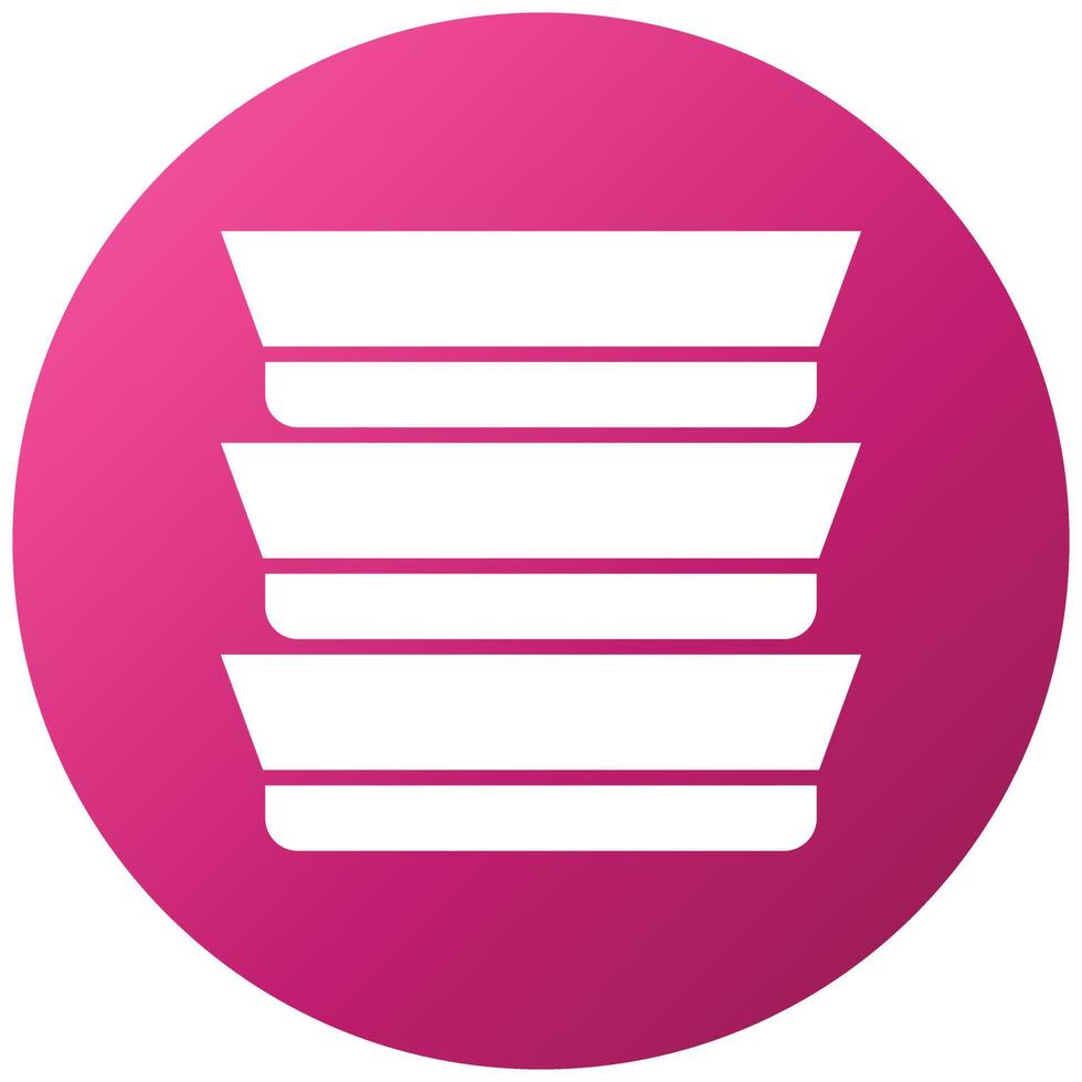 Plate Icon Style vector