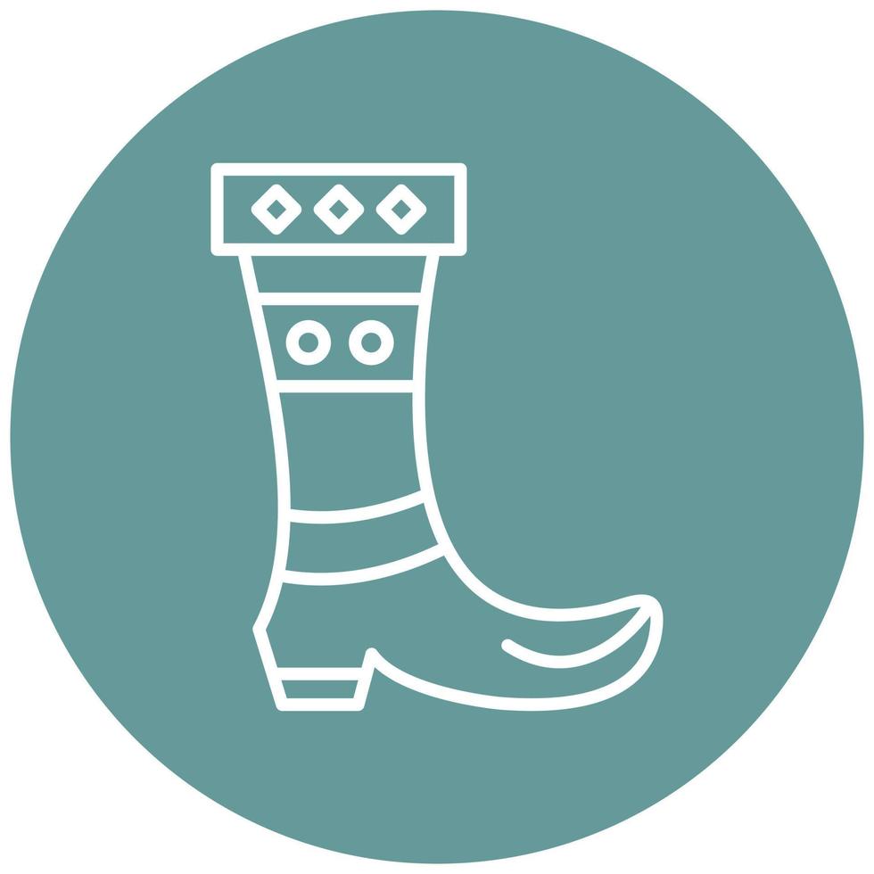 Wild Boots Icon Style vector