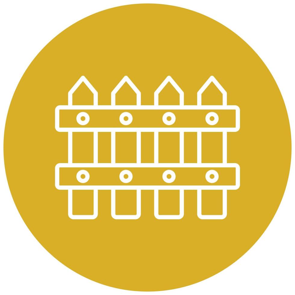 Fence Icon Style vector