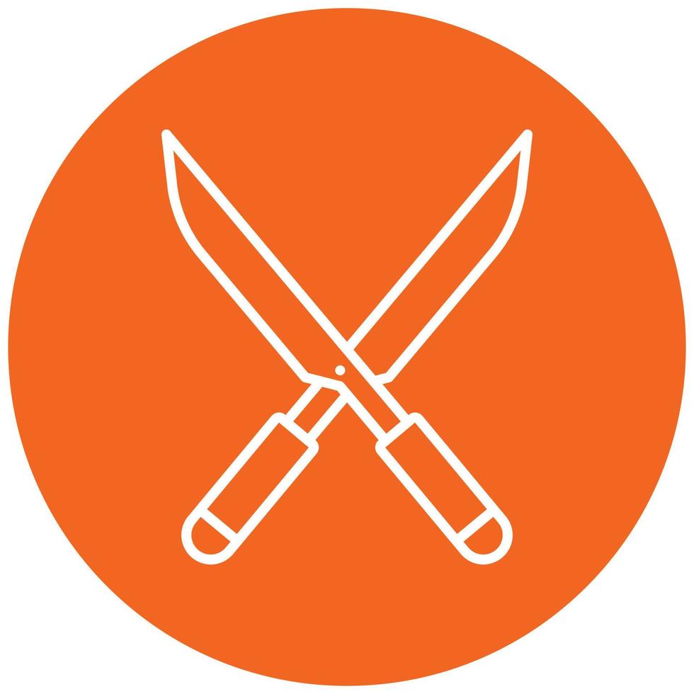 Farming Scissor Icon Style vector