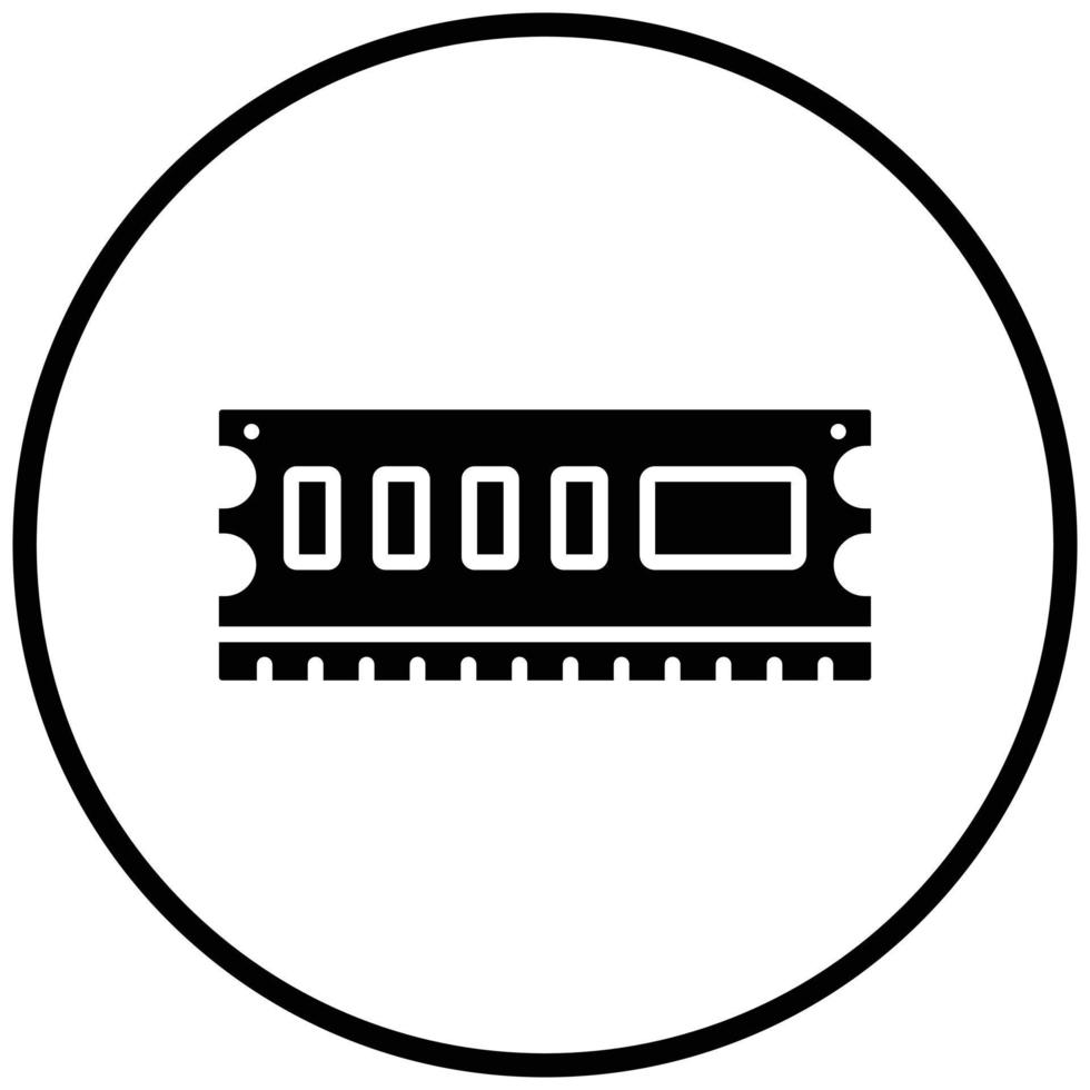 RAM Icon Style vector