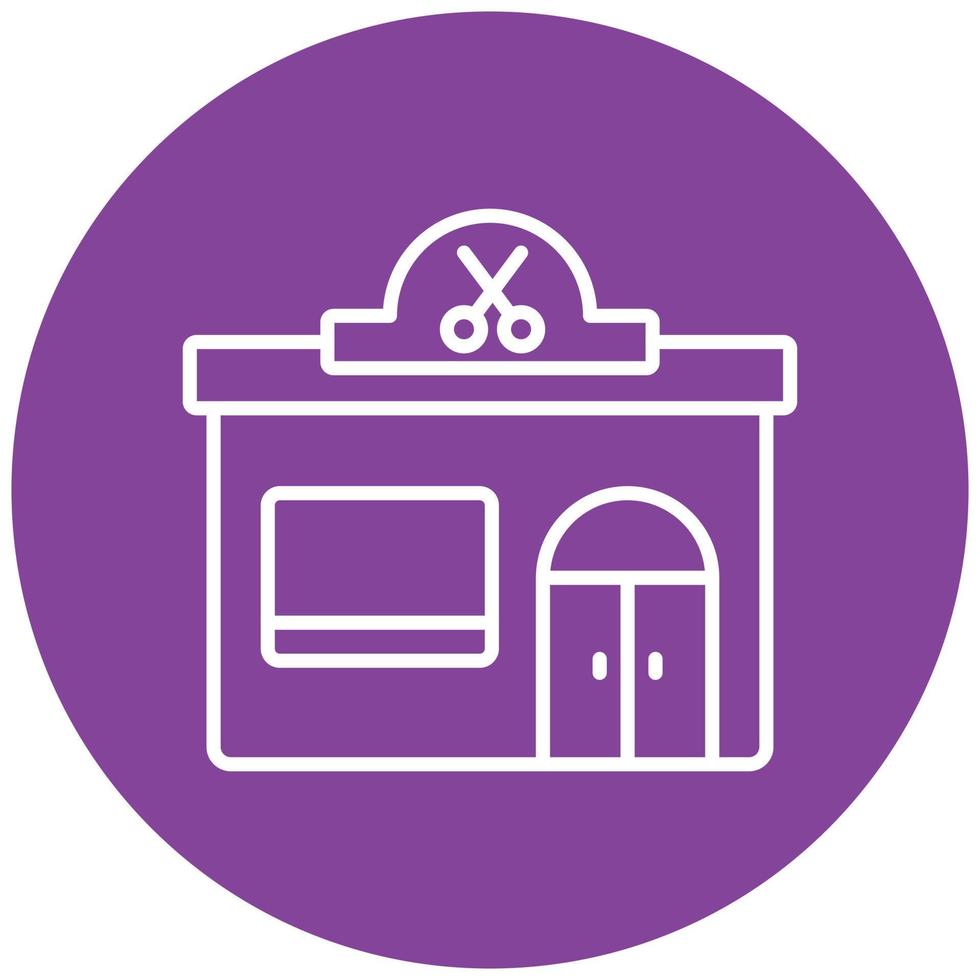 Barber Shop Icon Style vector