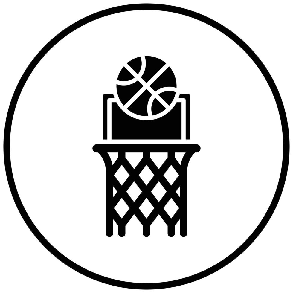 Basketball Icon Style vector