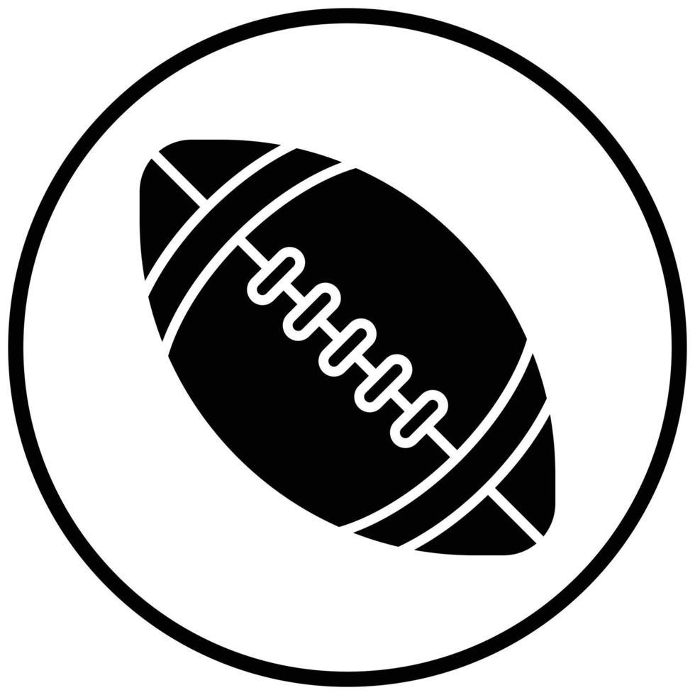 American Football Icon Style vector