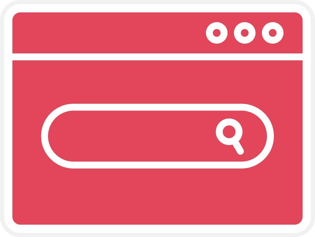 Website Search Icon Style vector