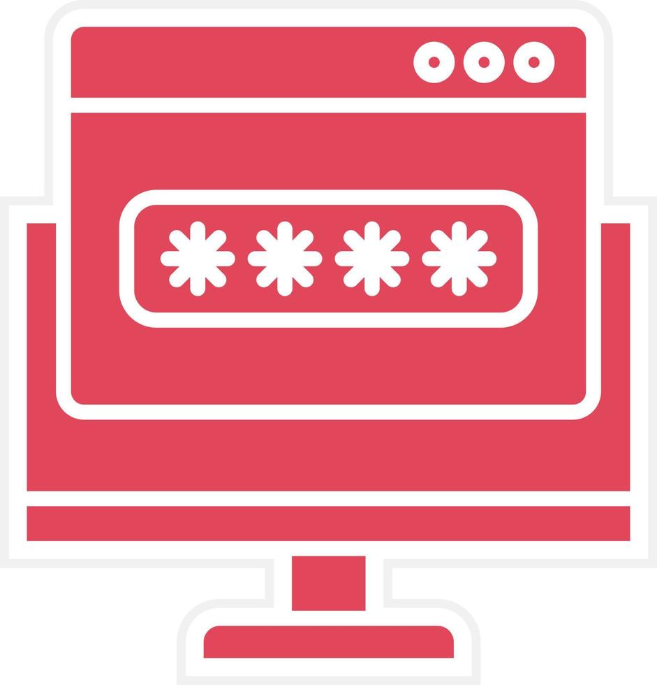 Website Security Icon Style vector