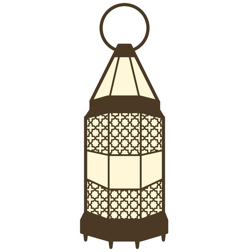 Aesthetic antique lantern vector