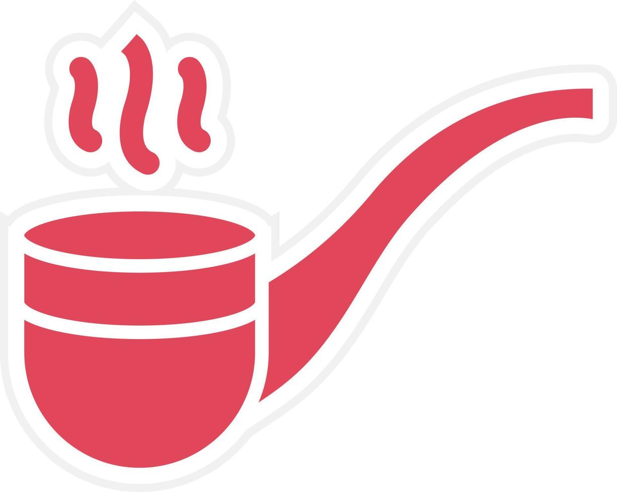 Smoking Pipe Icon Style vector