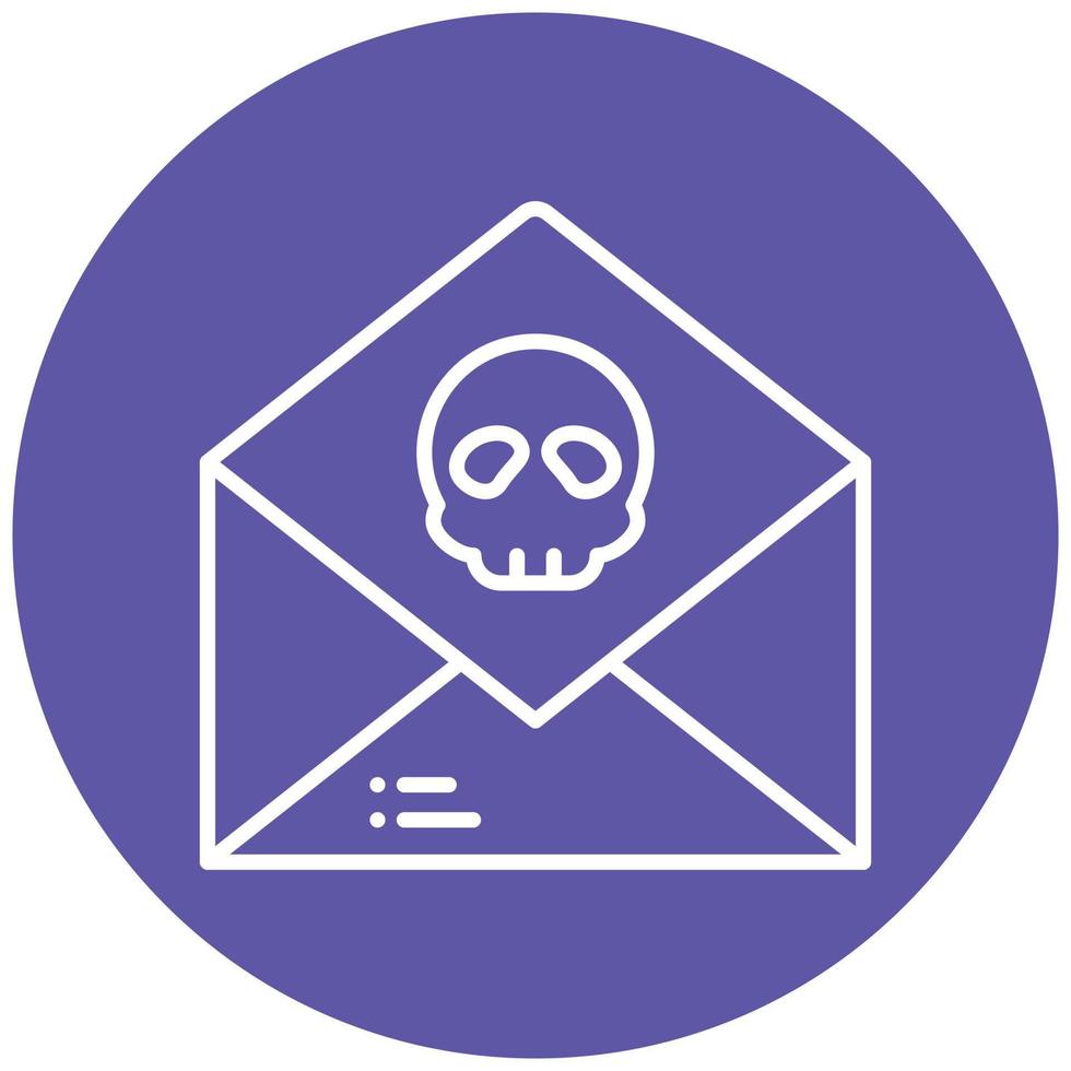 Virus Email Icon Style vector