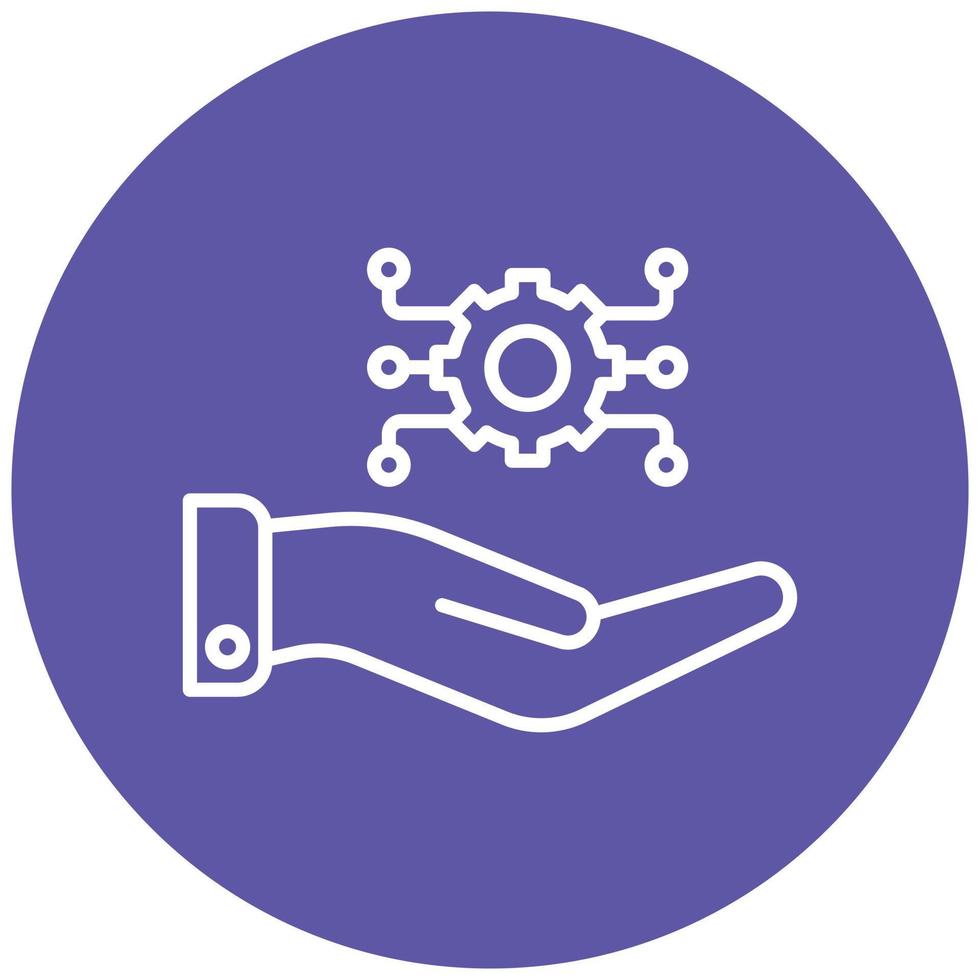 Security Settings Icon Style vector