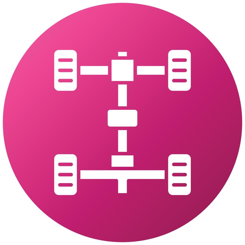 Chassis Icon Style vector