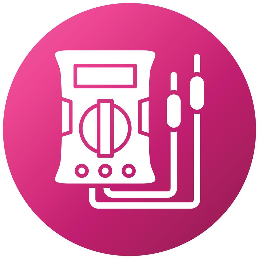 Voltmeter Icon Style vector