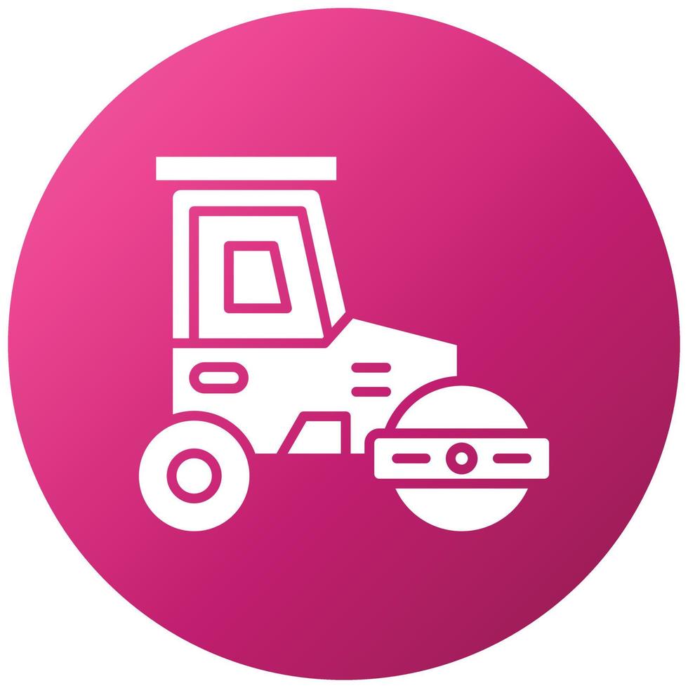 Road Roller Icon Style vector
