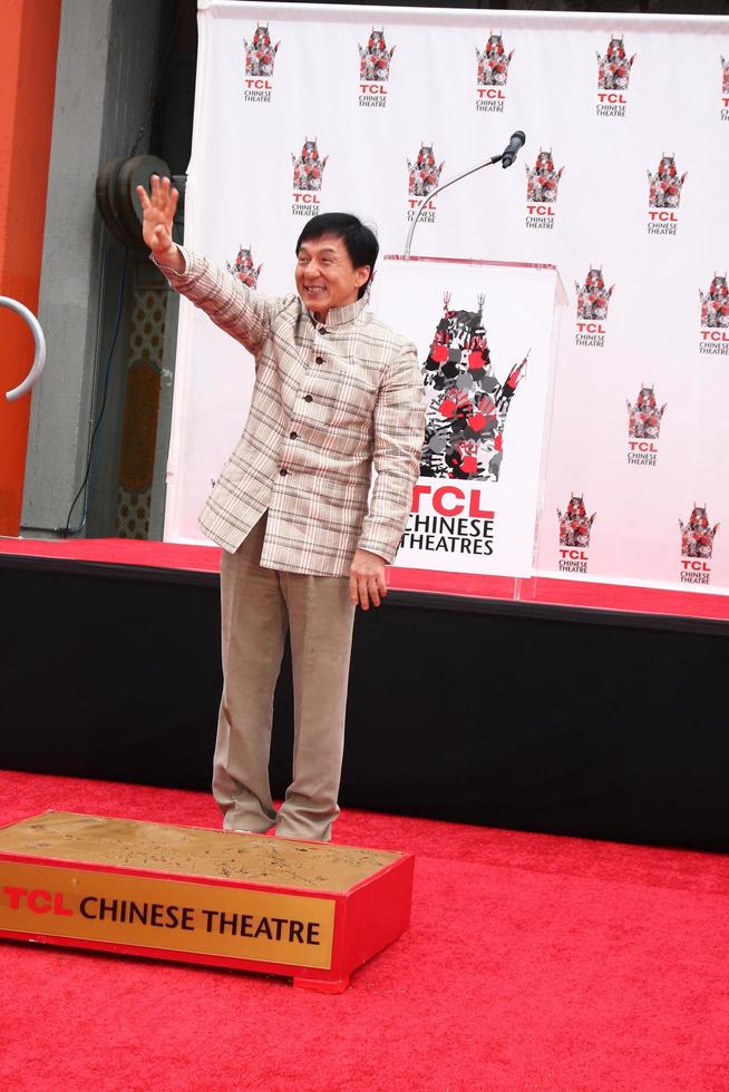 LOS ANGELES, JUN 6 -  Jackie Chan at the Hand and Footprint ceremony for Jackie Chan at the TCL Chinese Theater on June 6, 2013 in Los Angeles, CA photo