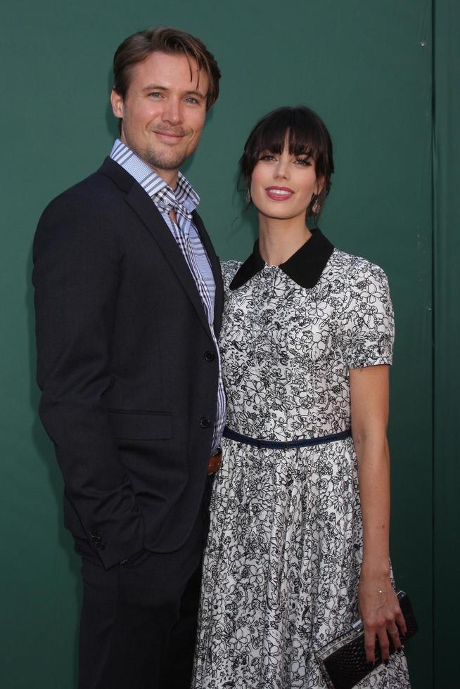 LOS ANGELES, JUL 8 -  John Reardon, Meghan Ory at the Crown Media Networks July 2014 TCA Party at the Private Estate on July 8, 2014 in Beverly Hills, CA photo