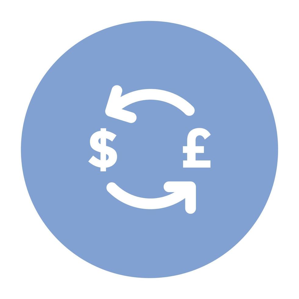 Trendy Money Exchange vector