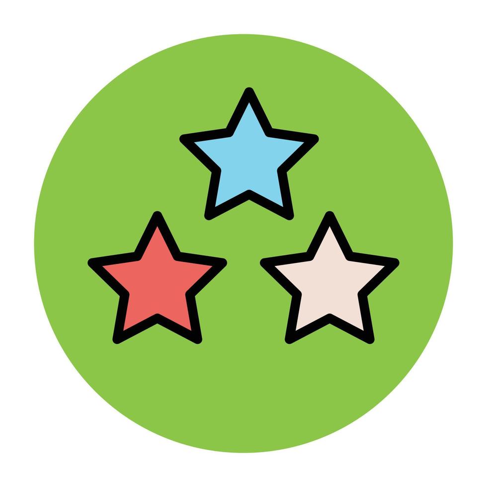 Trendy Stars Concepts vector