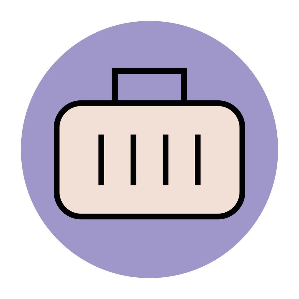 Trendy Briefcase Concepts vector