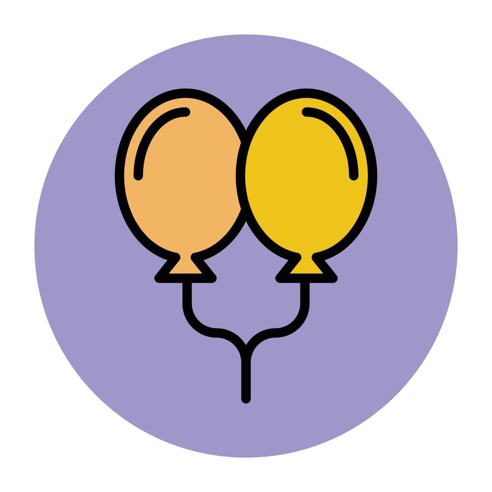 Trendy Balloons Concepts vector