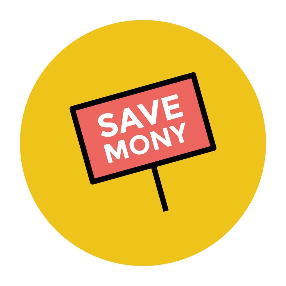 Save Money Concepts vector