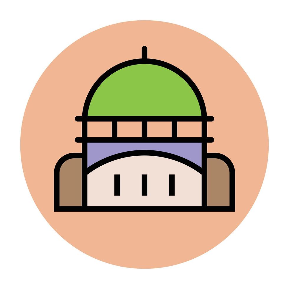 Trendy Temple Concepts vector